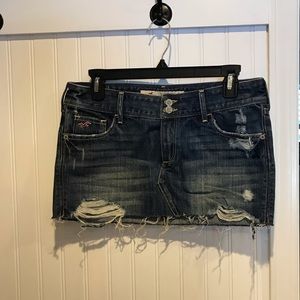 Hollister Denim Mini Skirt